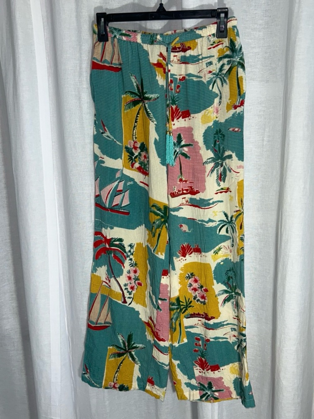 True Destinations | Tropical Wide Leg Palazzo Pants